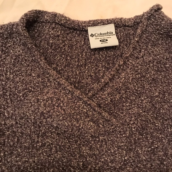 Columbia Purple Nubby Sweater - Picture 2 of 5